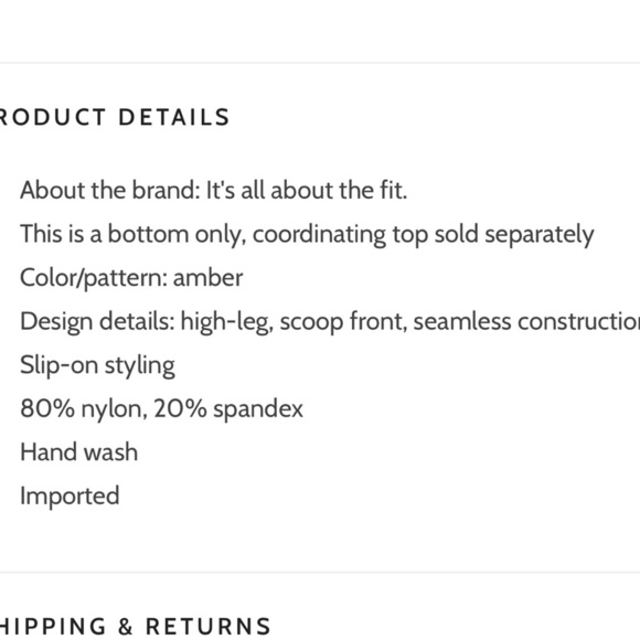 L space Bitsy cut  Autumn  Bikini Bottom - Picture 3 of 3